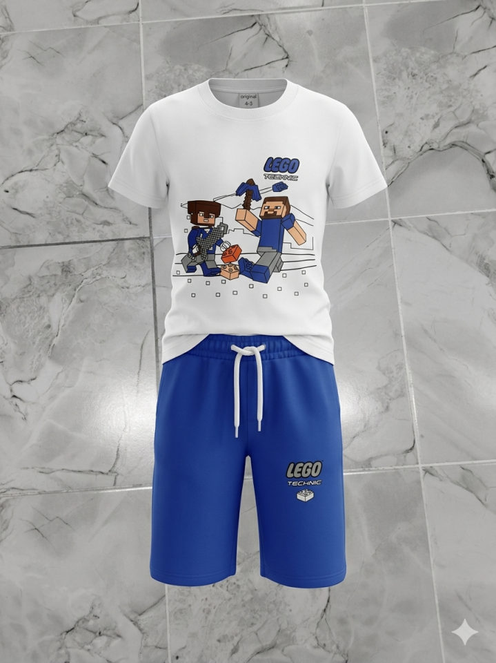 erkek çocuk şortlu takım